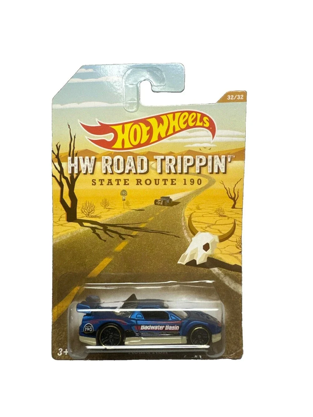 Hot Wheels Hw Road Trippin Acura NSX State Route 190 Badwater Basin Blue 32/32